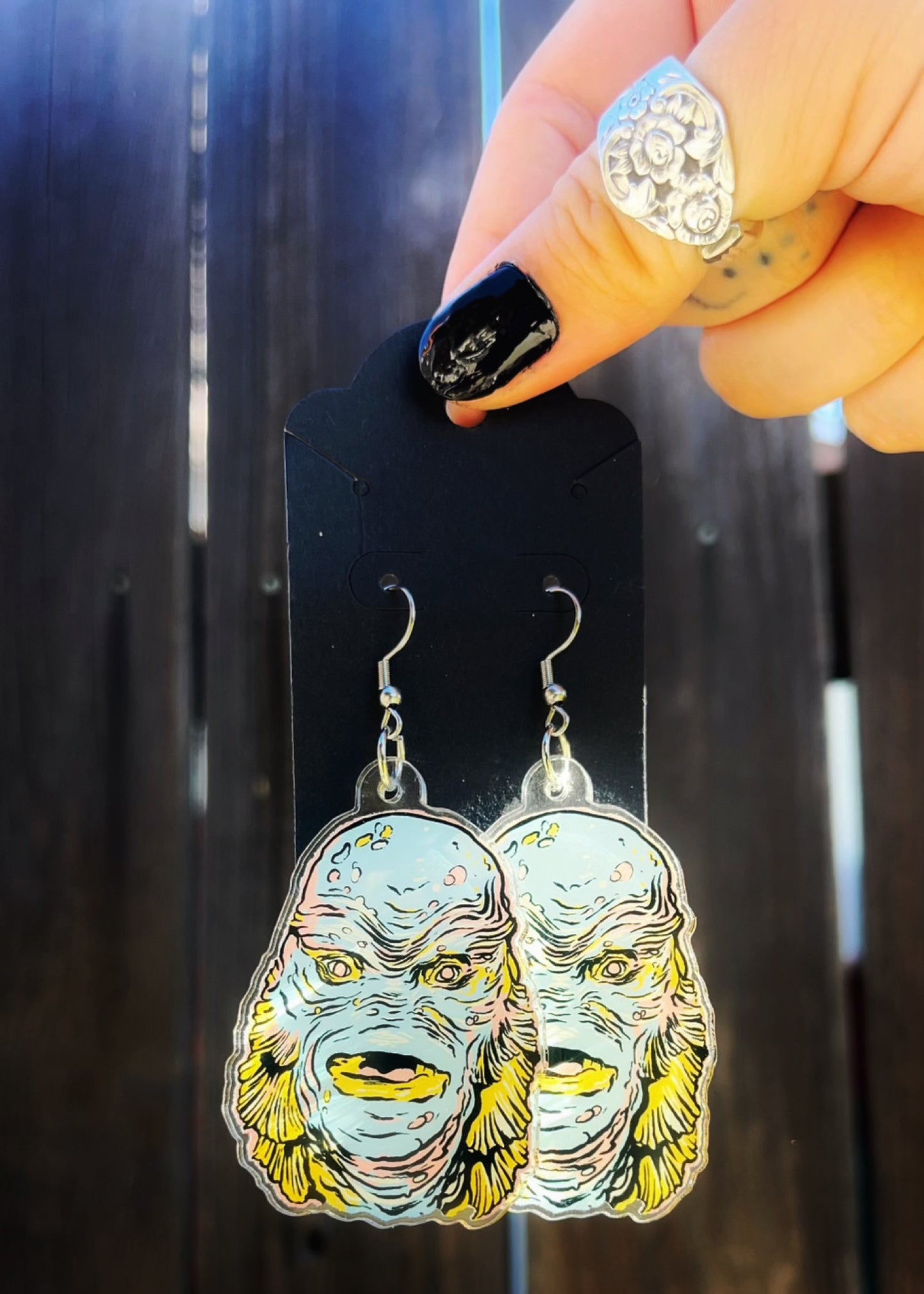 Creature earrings
