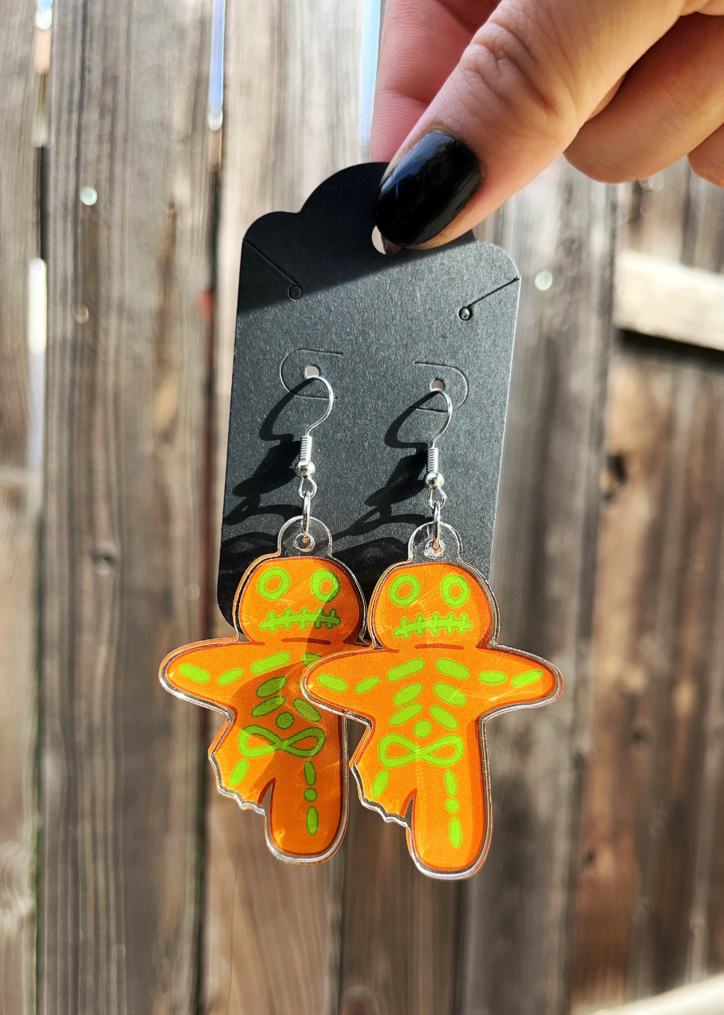 Gingerbread earrings