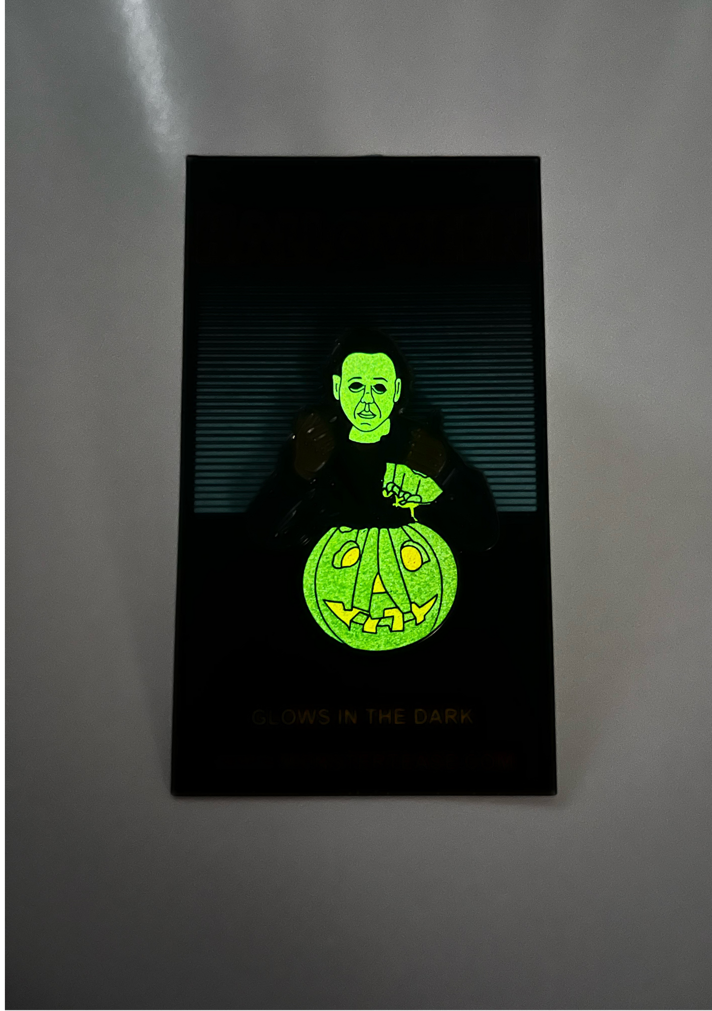 MYERS PUMPKIN ENAMEL PIN