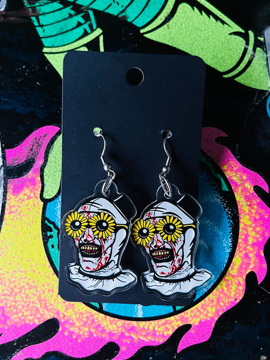 Art the clown earrings