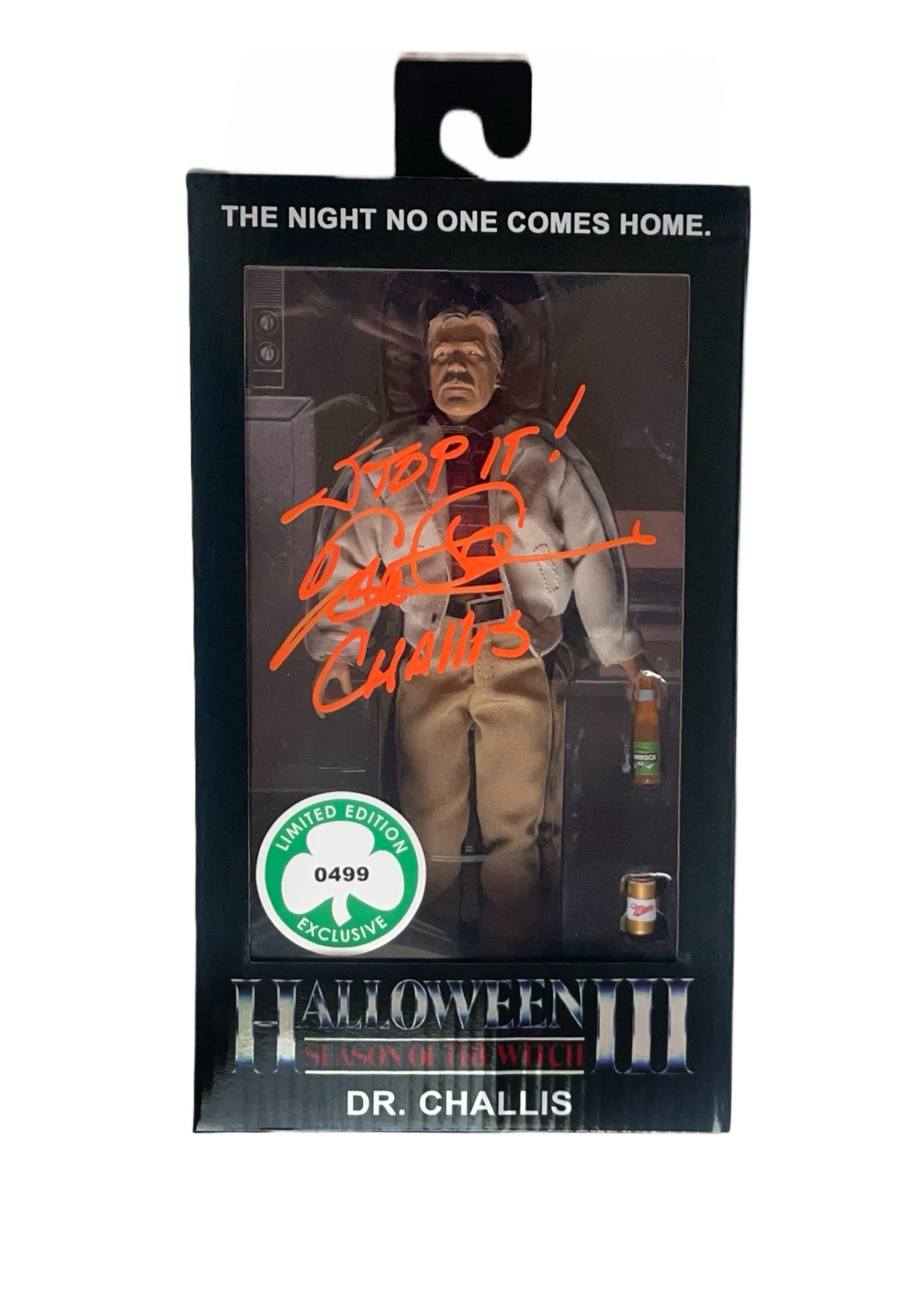 SIGNED HALLOWEEN 3 DR. CHALLIS FIGURE