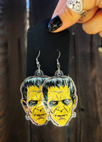 Frankenstein earrings