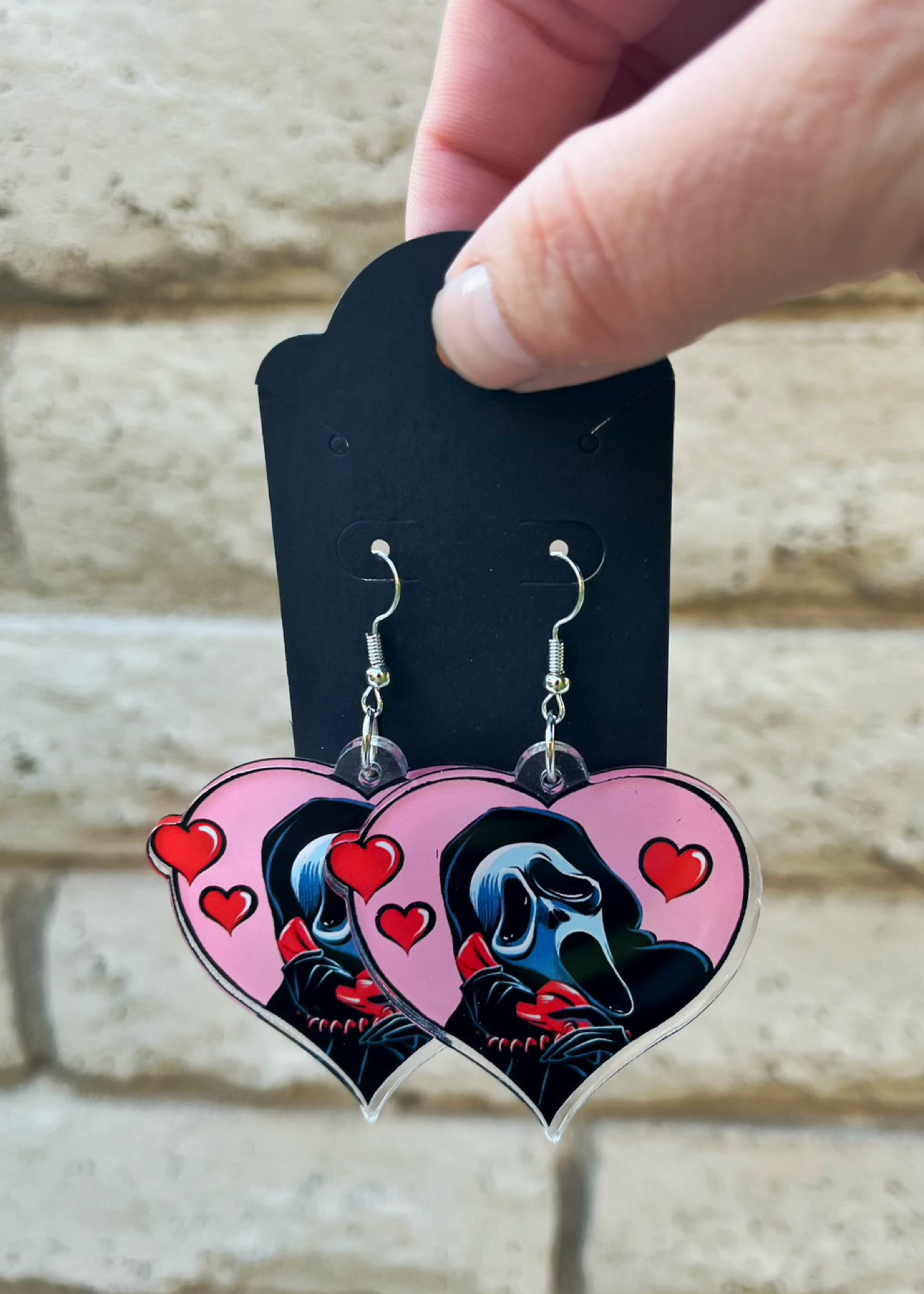 Ghostface earrings