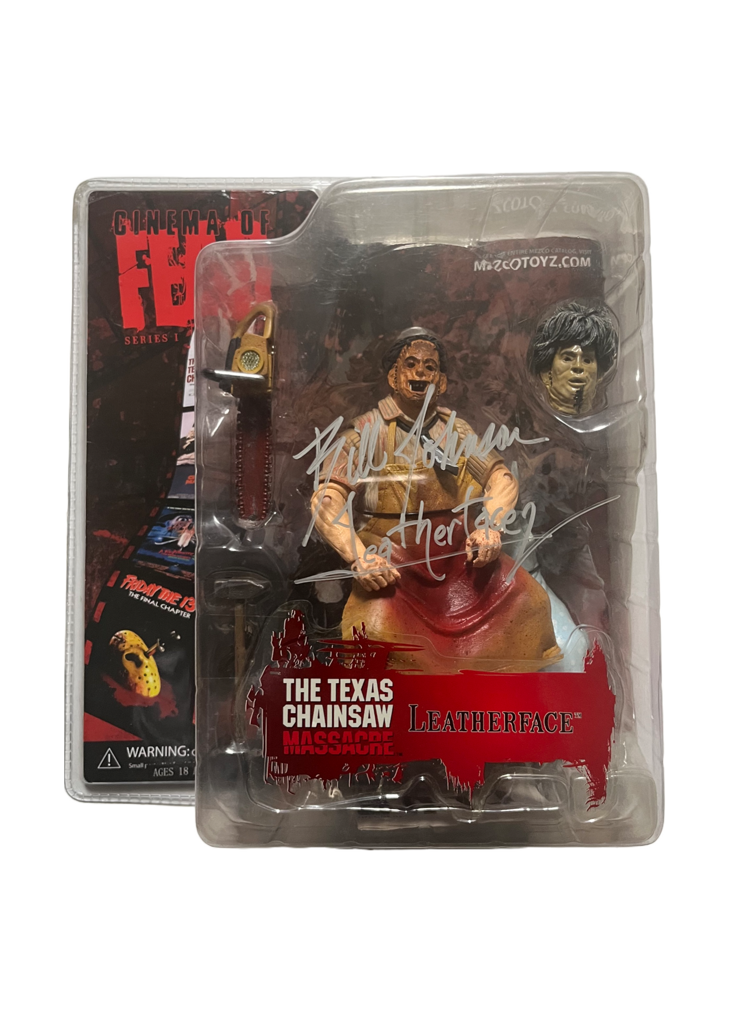 Mez Leatherface Signed by Bill Johnson